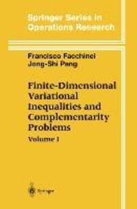 Cover: 9781441930637 | Finite-Dimensional Variational Inequalities and Complementarity...