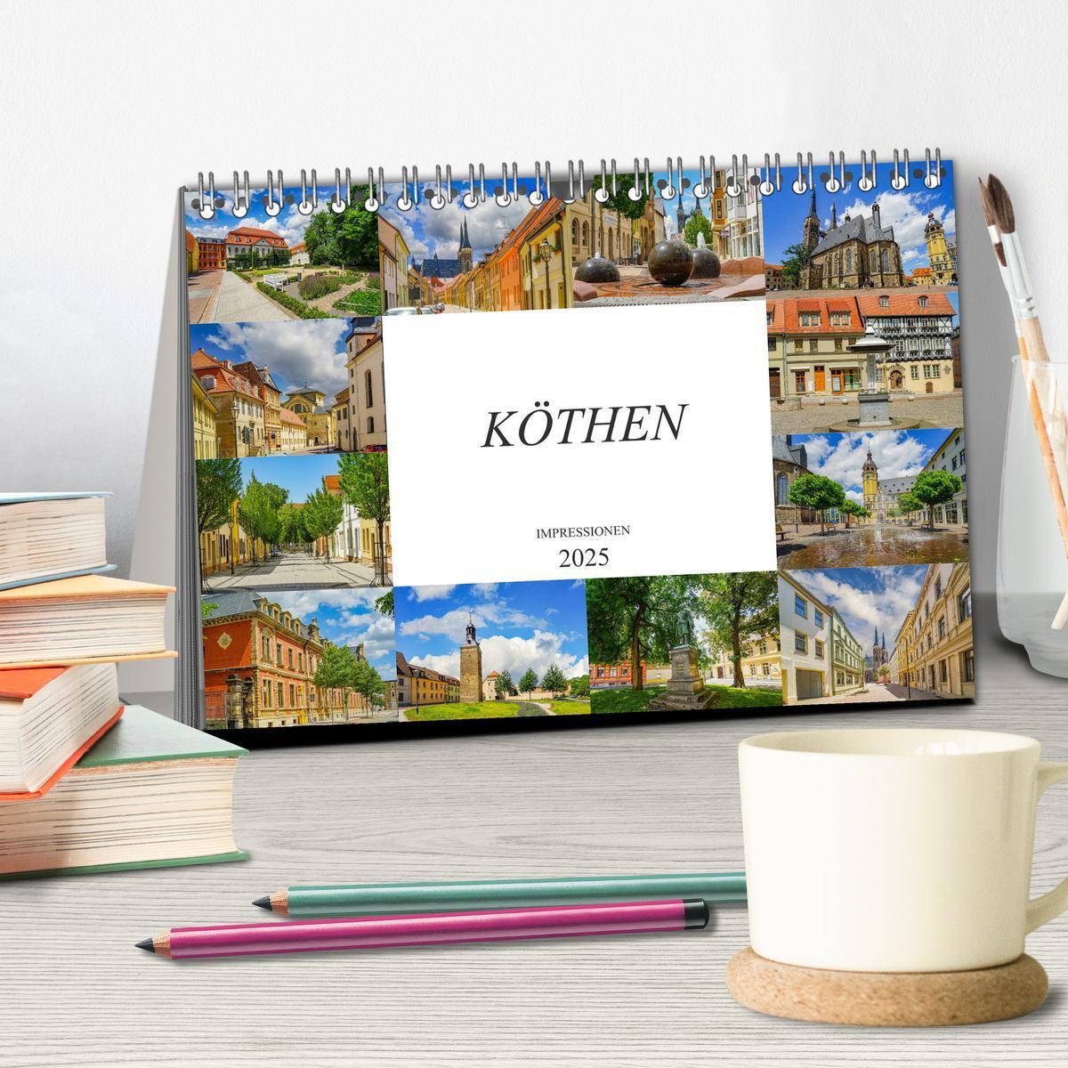 Bild: 9783435223893 | Köthen Impressionen (Tischkalender 2025 DIN A5 quer), CALVENDO...