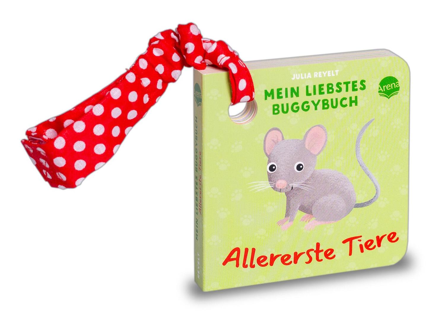 Cover: 9783401719825 | Mein liebstes Buggybuch. Allererste Tiere | Buggybuch mit Stoffband