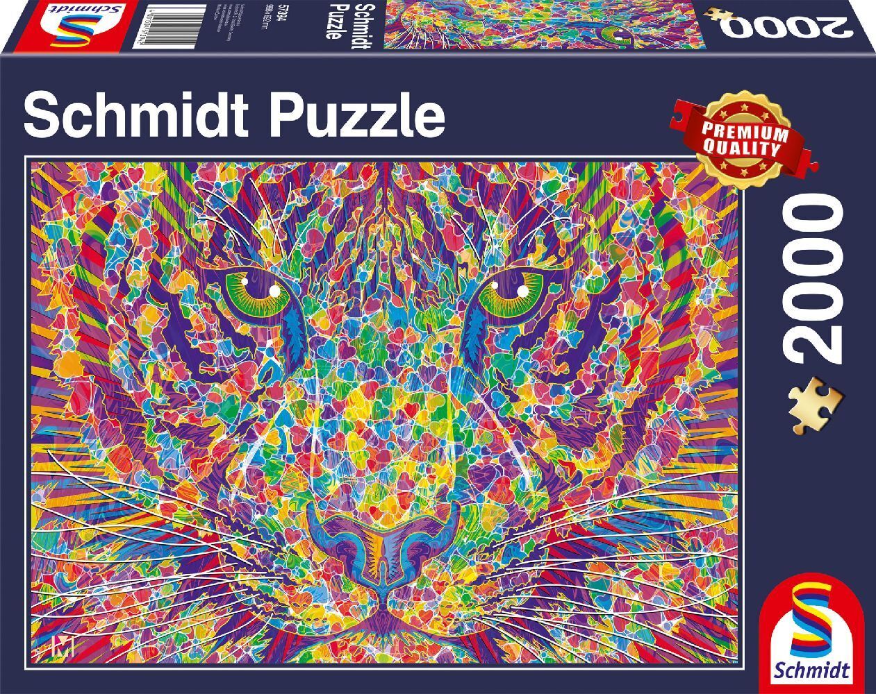 Cover: 4001504573942 | Wild at Heart, Tiger | Puzzle Standard 2.000 Teile | Spiel | Schachtel