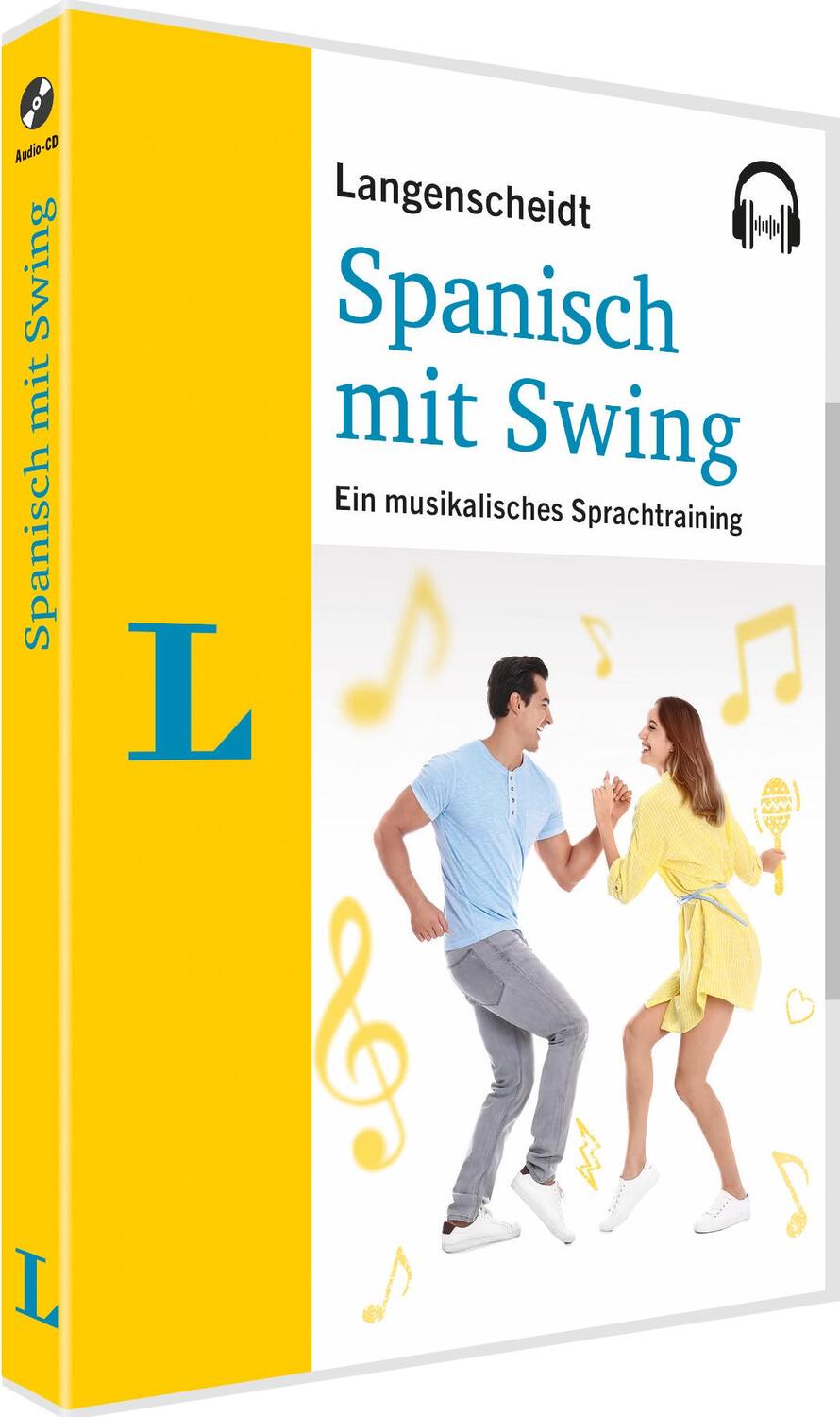 Cover: 9783125634947 | Langenscheidt Spanisch mit Swing | Ein musikalisches Sprachtraining