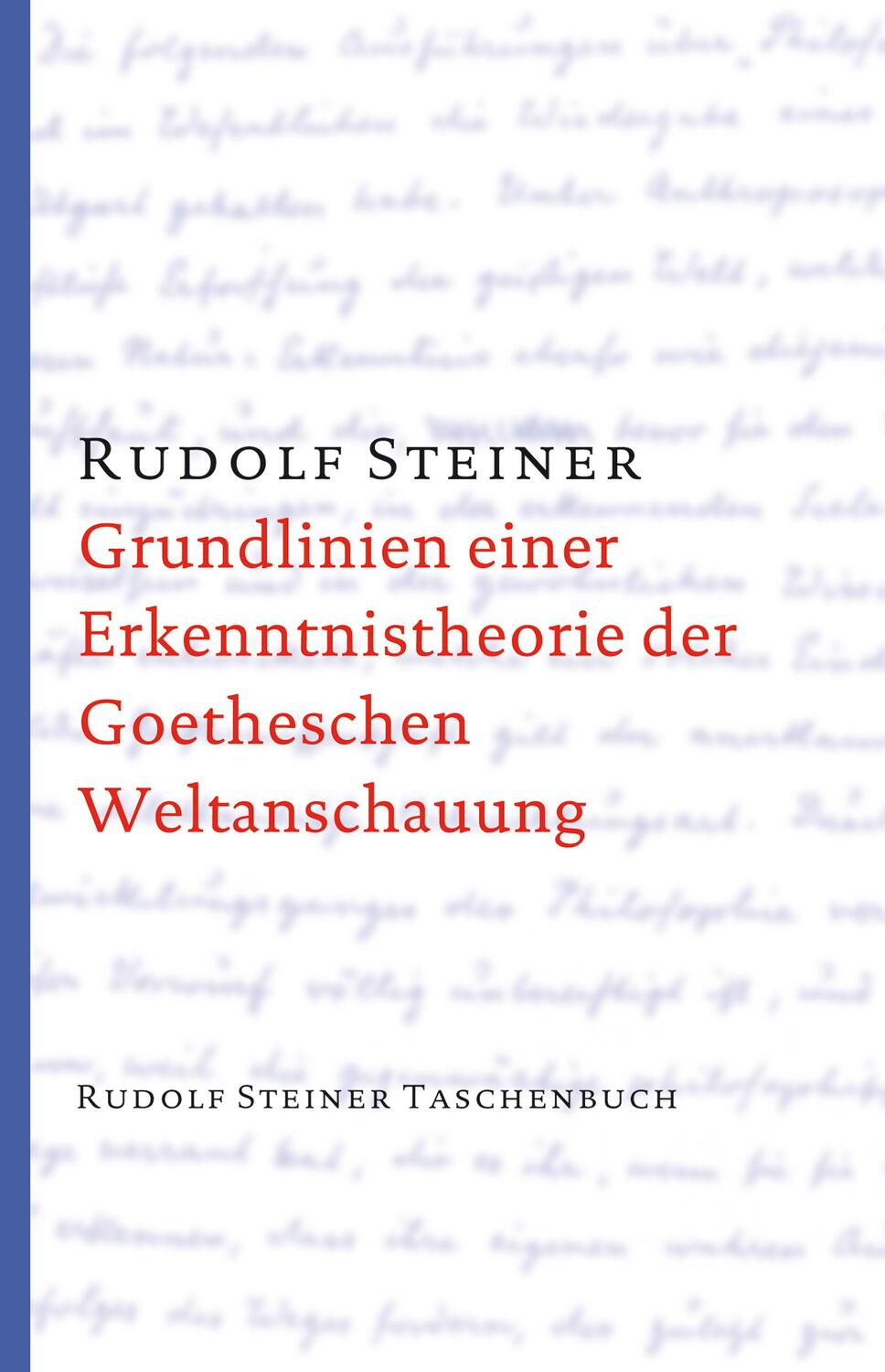 Cover: 9783727462900 | Grundlinien einer Erkenntnistheorie der Goetheschen Weltanschauung...
