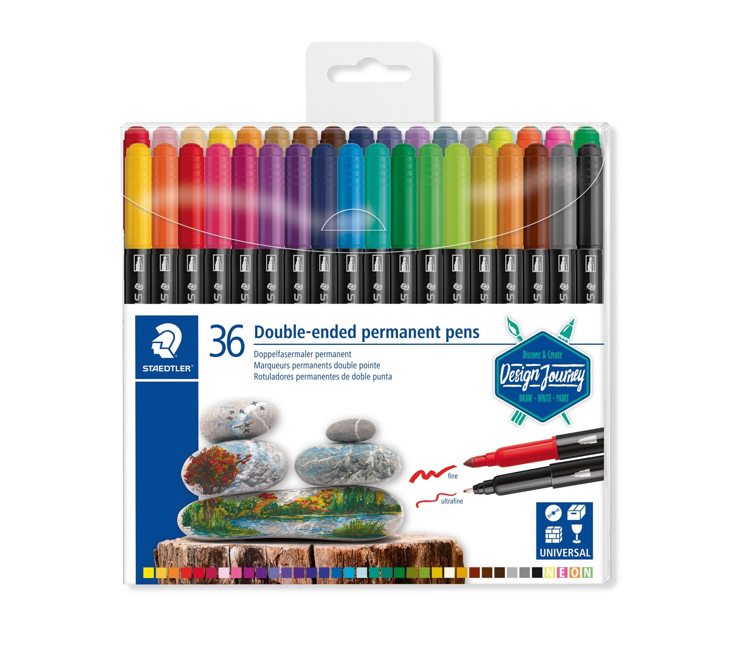 Cover: 4007817042977 | STAEDTLER Doppelfasermaler Duo permanent 36er Set | 3187 TB36 | 2020