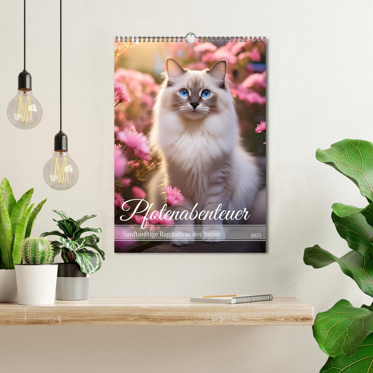 Bild: 9783383833311 | Pfotenabenteuer - Ragdolls in der Natur (Wandkalender 2025 DIN A3...