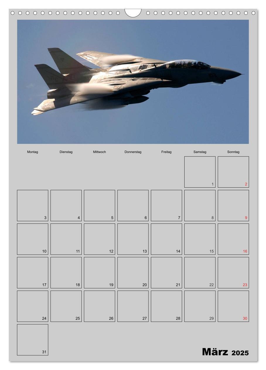 Bild: 9783457035047 | Militär. U.S. Kampfflugzeuge (Wandkalender 2025 DIN A3 hoch),...