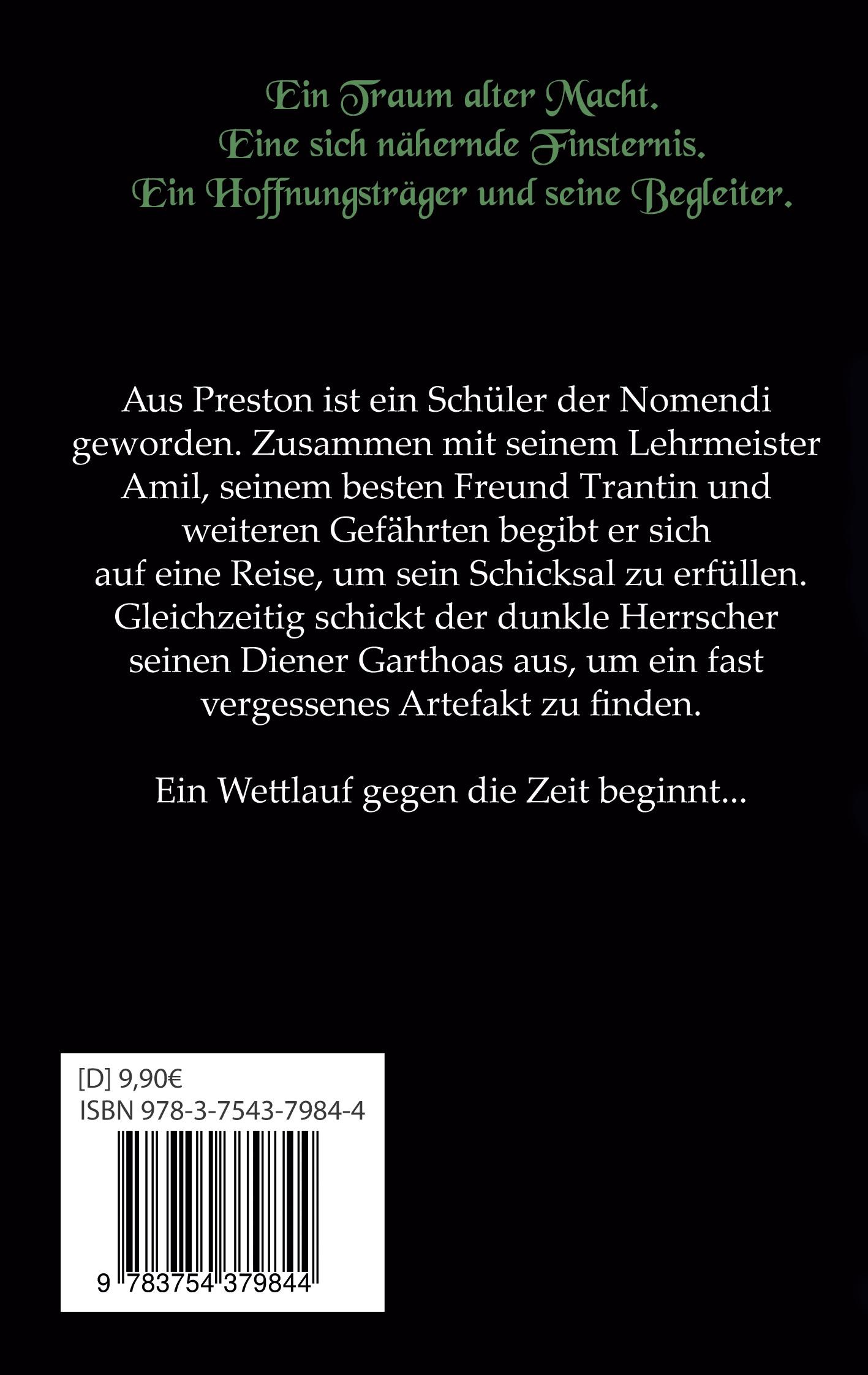 Rückseite: 9783754379844 | Das Schicksal von Araquest | Dichter Nebel | Cedrik Ferner | Buch