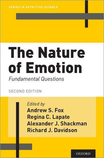 Cover: 9780190612573 | The Nature of Emotion | Fundamental Questions | Andrew S Fox (u. a.)
