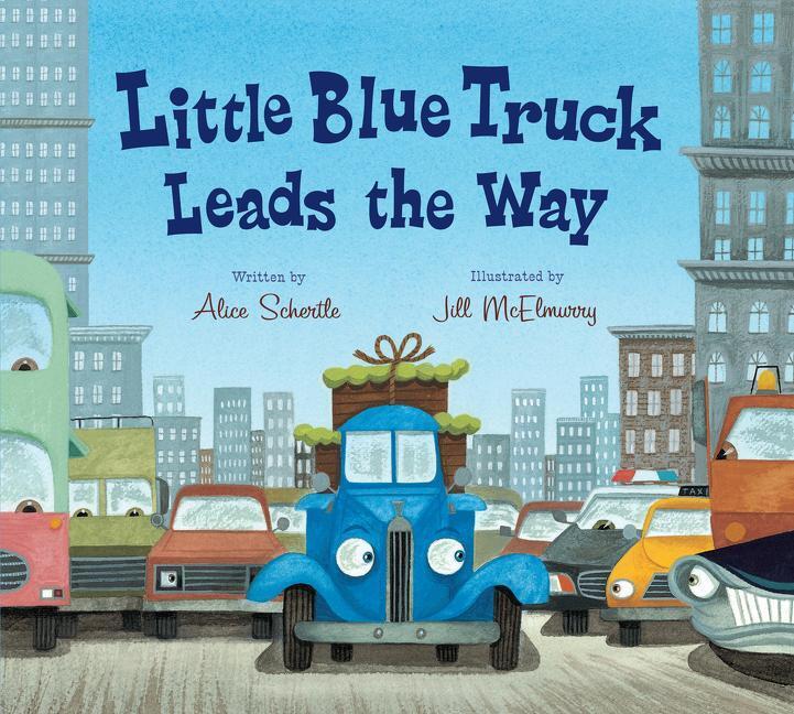 Cover: 9780358731092 | Little Blue Truck Leads the Way Padded Board Book | Alice Schertle