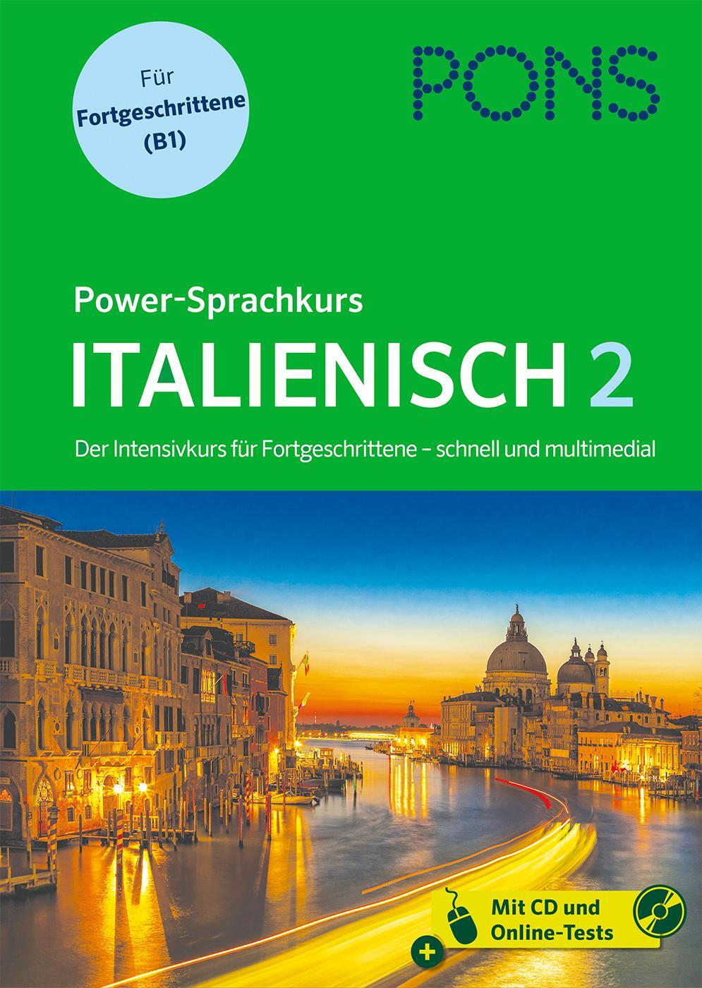Cover: 9783125623088 | PONS Power-Sprachkurs Italienisch 2 | Taschenbuch | Deutsch | 2020