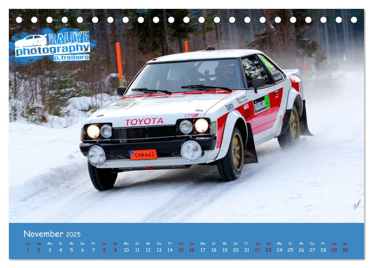 Bild: 9783435341092 | WRC Schweden White Open 2025 (Tischkalender 2025 DIN A5 quer),...