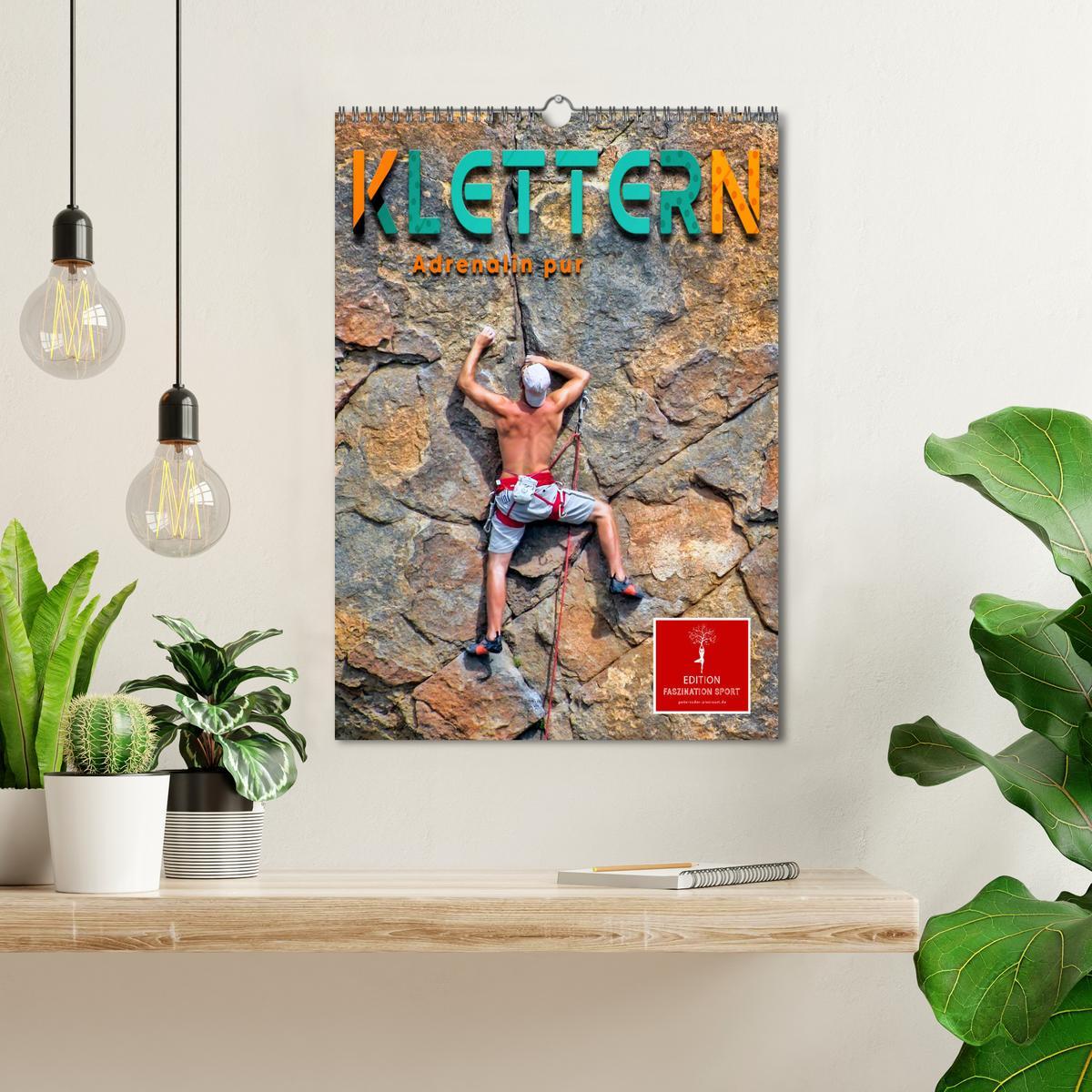 Bild: 9783435911363 | Klettern - Adrenalin pur (Wandkalender 2025 DIN A3 hoch), CALVENDO...