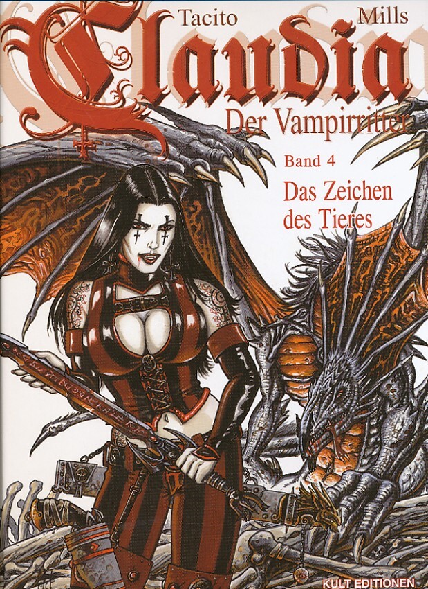 Cover: 9789089820570 | Claudia der Vampirritter 4 | Das Zeichen des Tieres | Kult Editionen