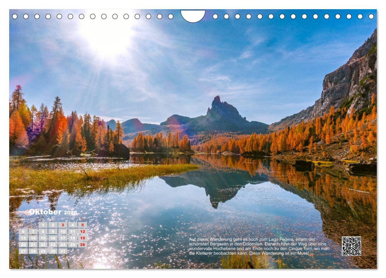 Bild: 9783435117659 | Wandern in den Alpen (Wandkalender 2025 DIN A4 quer), CALVENDO...