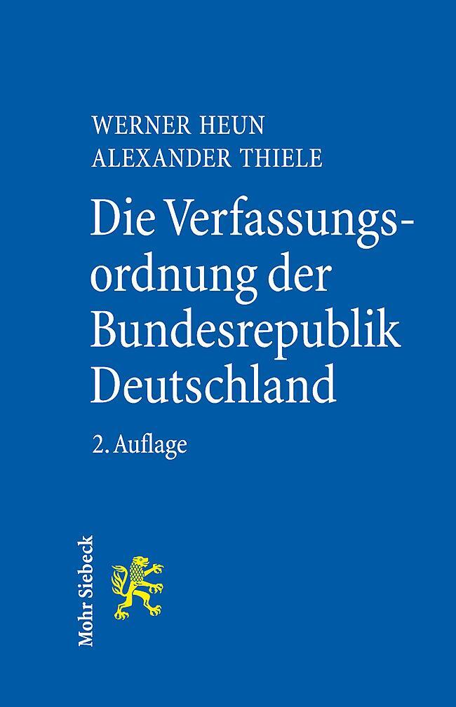 Cover: 9783161634949 | Die Verfassungsordnung der Bundesrepublik Deutschland | Heun (u. a.)