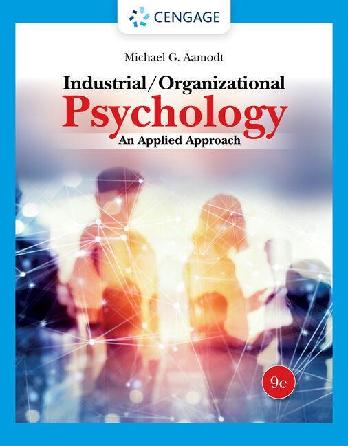 Cover: 9780357658345 | Industrial/Organizational Psychology | An Applied Approach | Aamodt