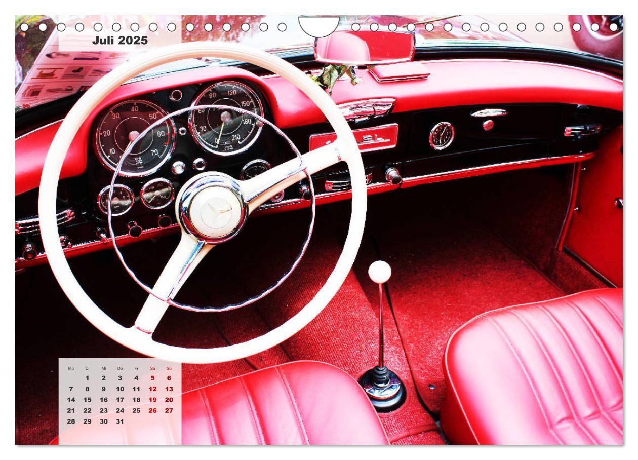 Bild: 9783435337330 | Mercedes Edel &amp; Fein (Wandkalender 2025 DIN A4 quer), CALVENDO...