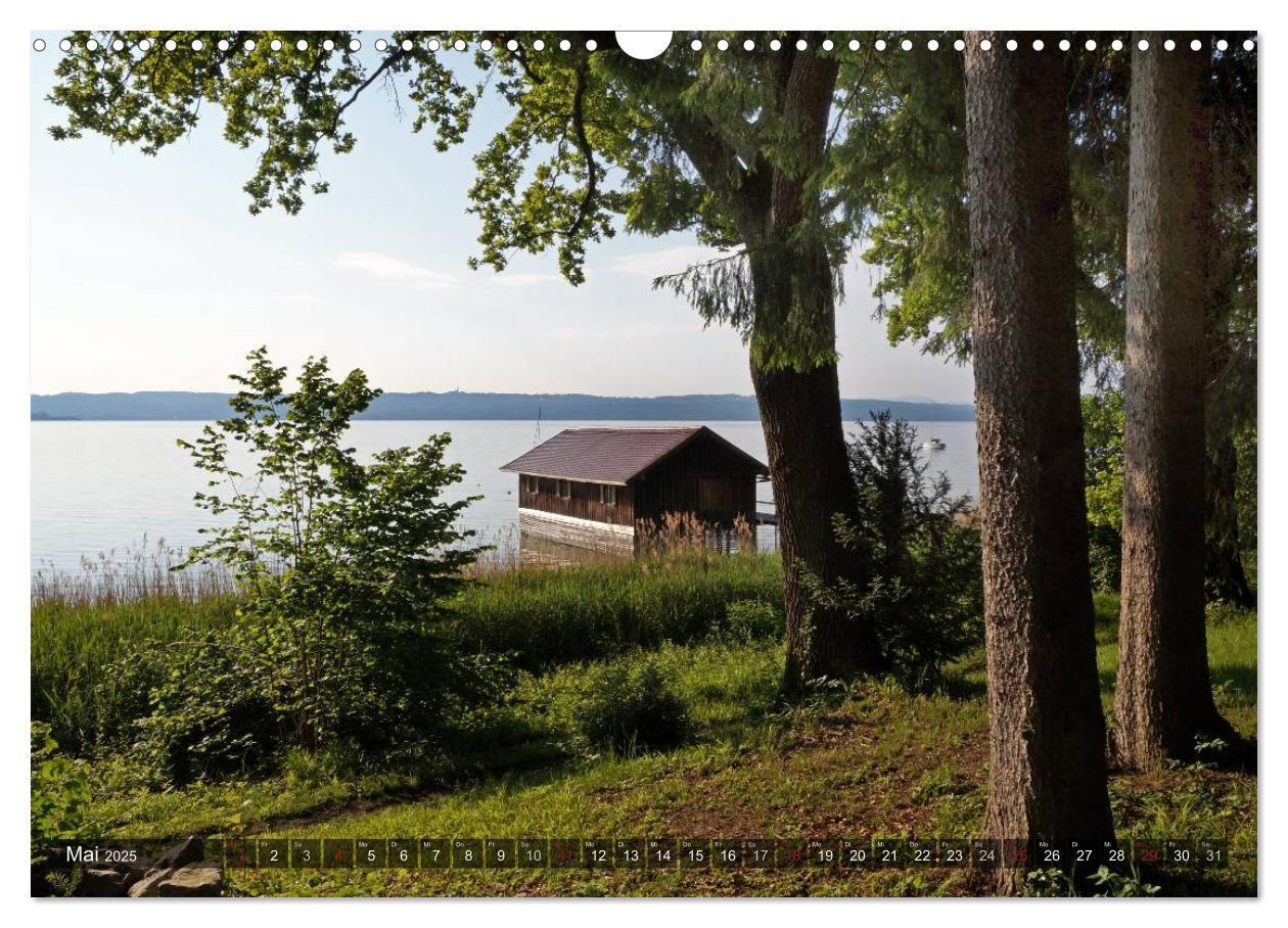 Bild: 9783435705573 | Seestärke - Der Ammersee (Wandkalender 2025 DIN A3 quer), CALVENDO...