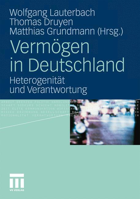 Cover: 9783531176895 | Vermögen in Deutschland | Heterogenität und Verantwortung | Buch
