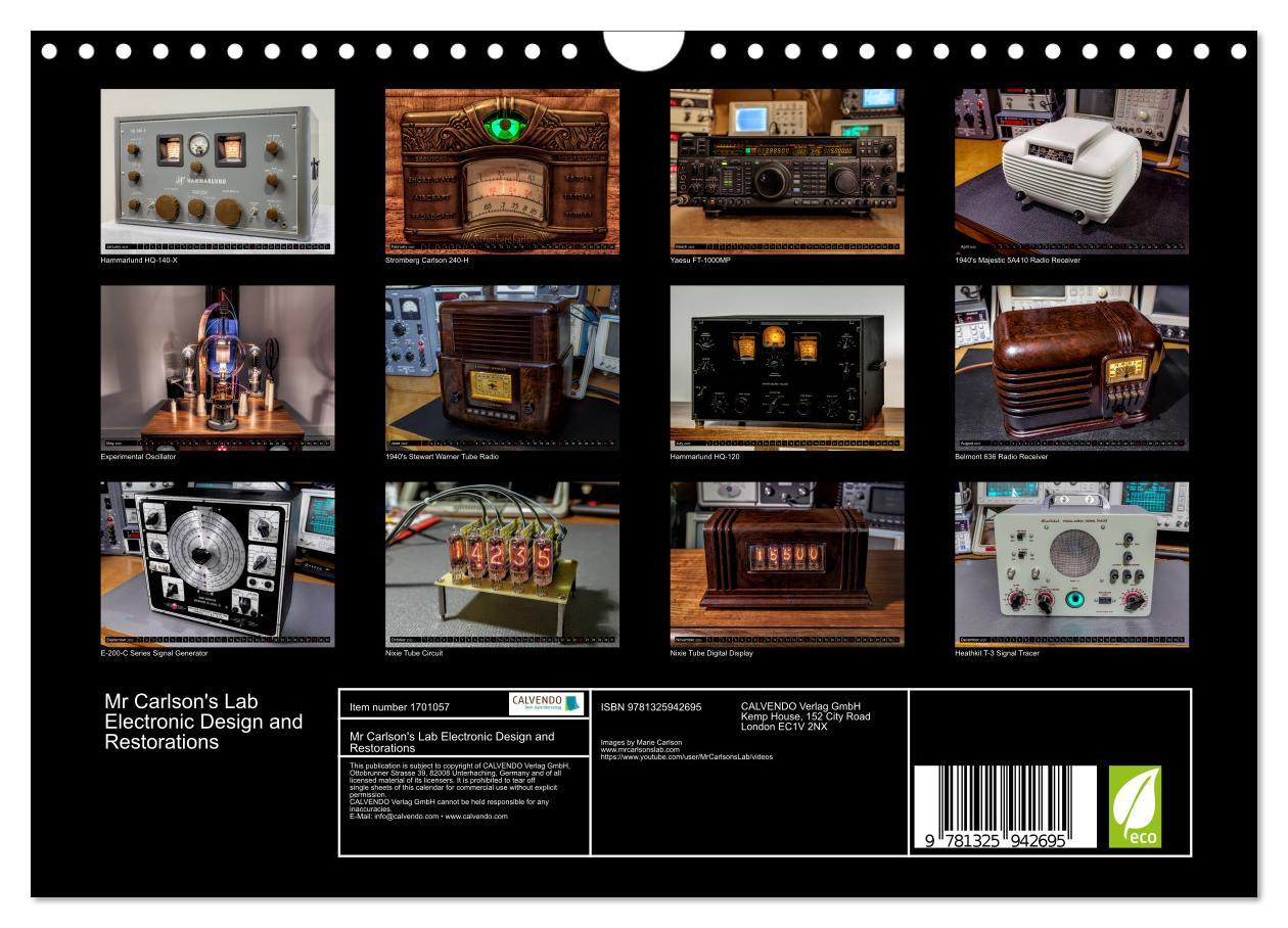 Bild: 9781325942695 | Mr Carlson's Lab Electronic Design and Restorations (Wall Calendar...