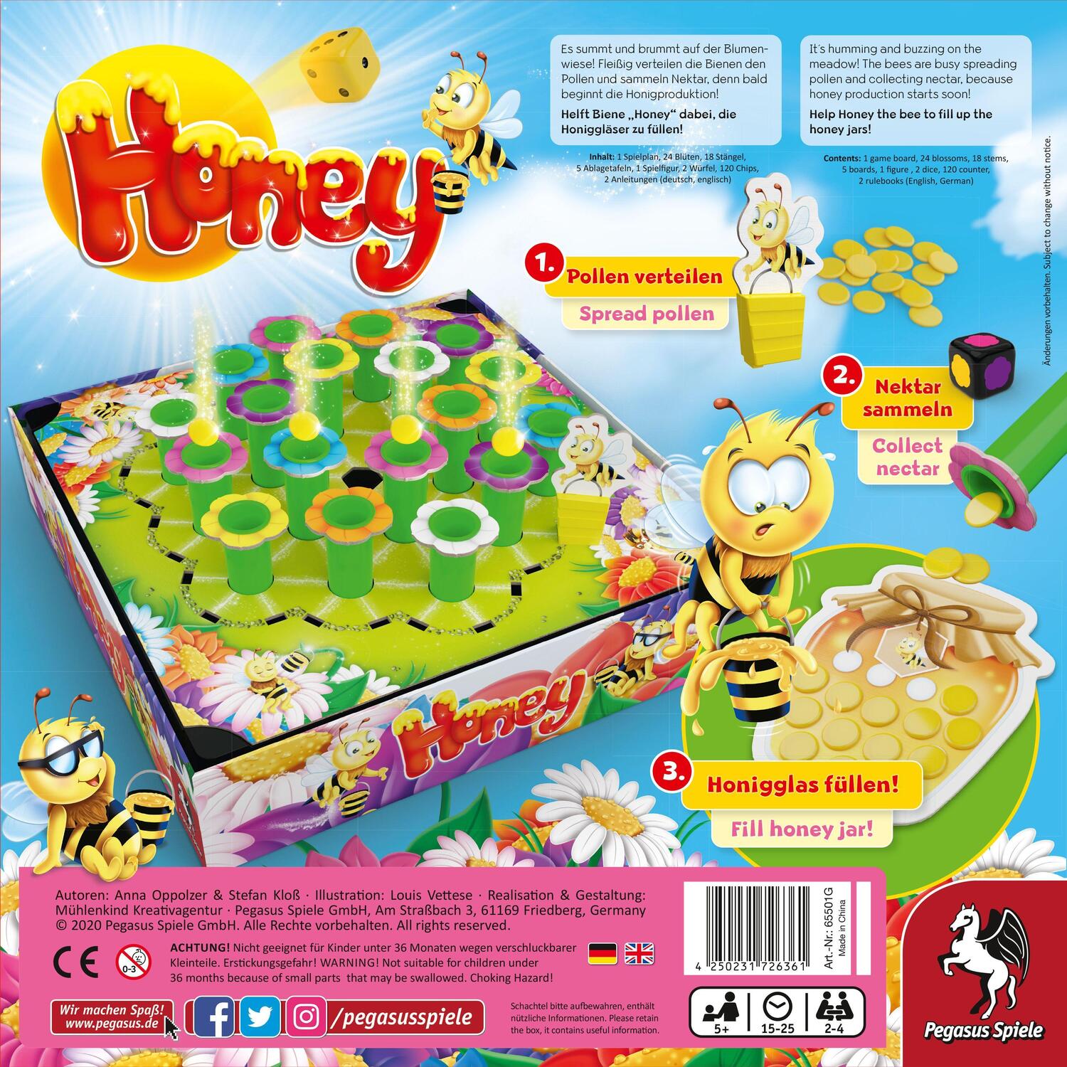 Bild: 4250231726361 | Honey (deutsch/englisch) | Spiel | Deutsch | 2021 | Pegasus