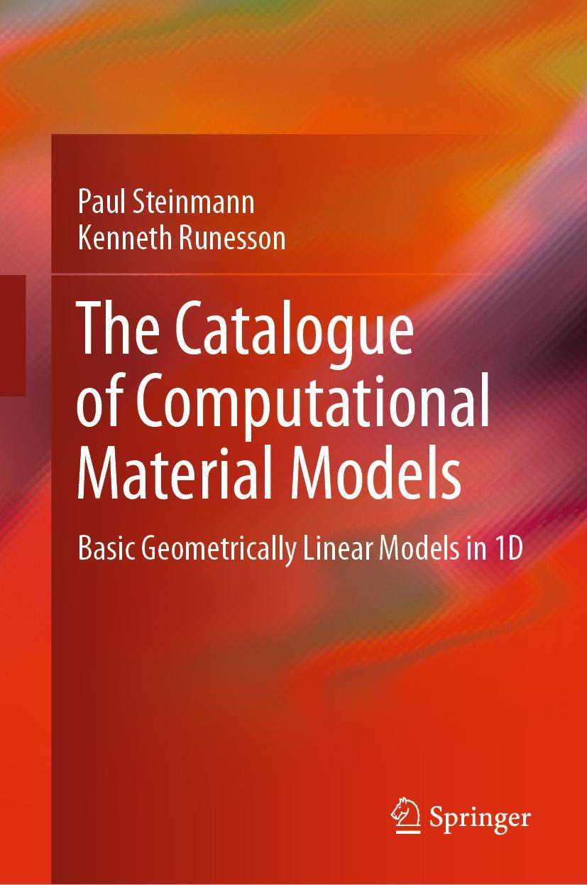 Cover: 9783030636838 | The Catalogue of Computational Material Models | Runesson (u. a.)