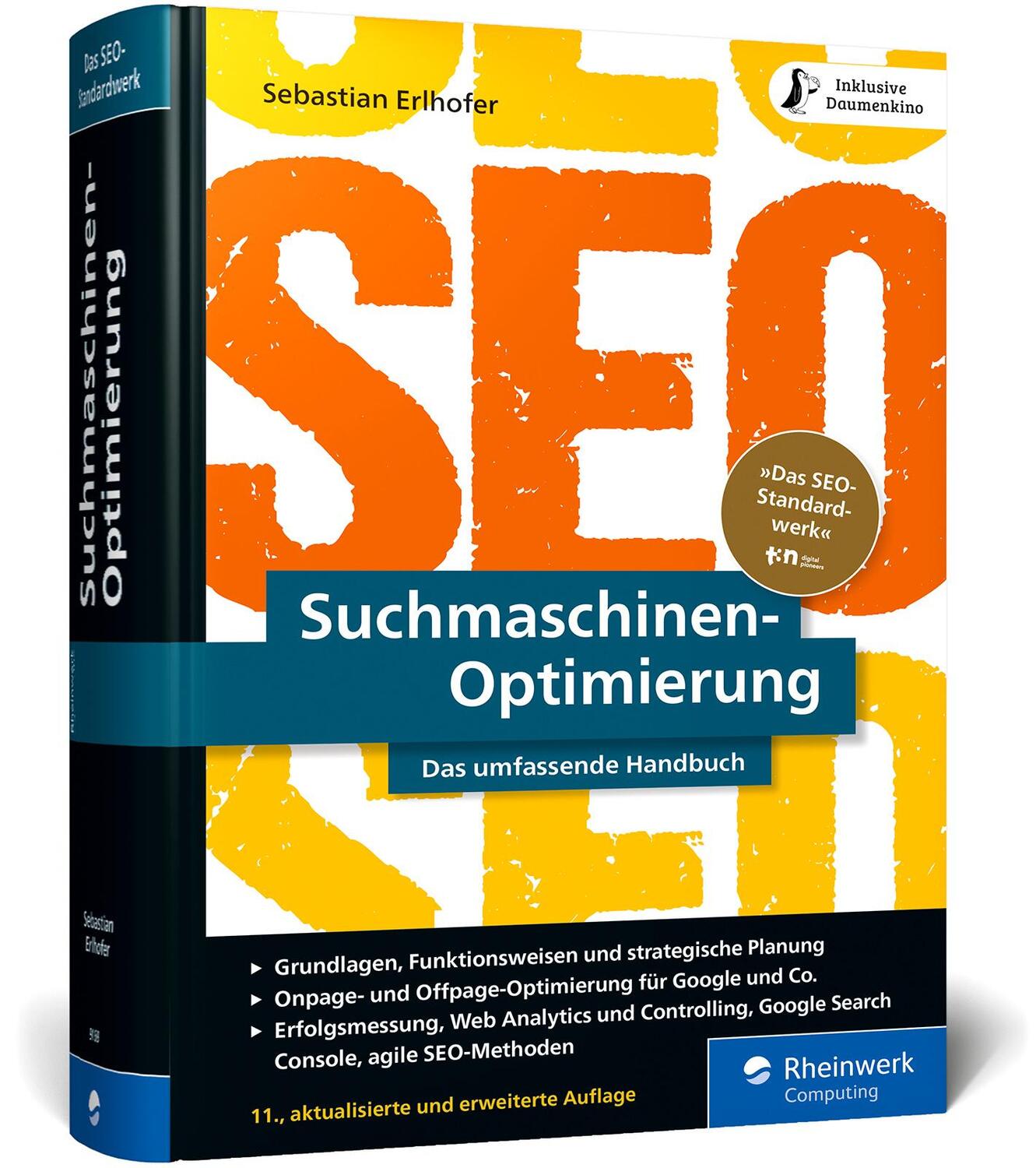 Cover: 9783836291699 | Suchmaschinen-Optimierung | Sebastian Erlhofer | Buch | 1232 S. | 2023