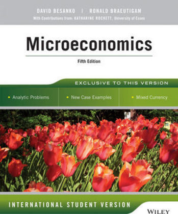Cover: 9781118716380 | Microeconomics | International Student Version | David Besanko (u. a.)