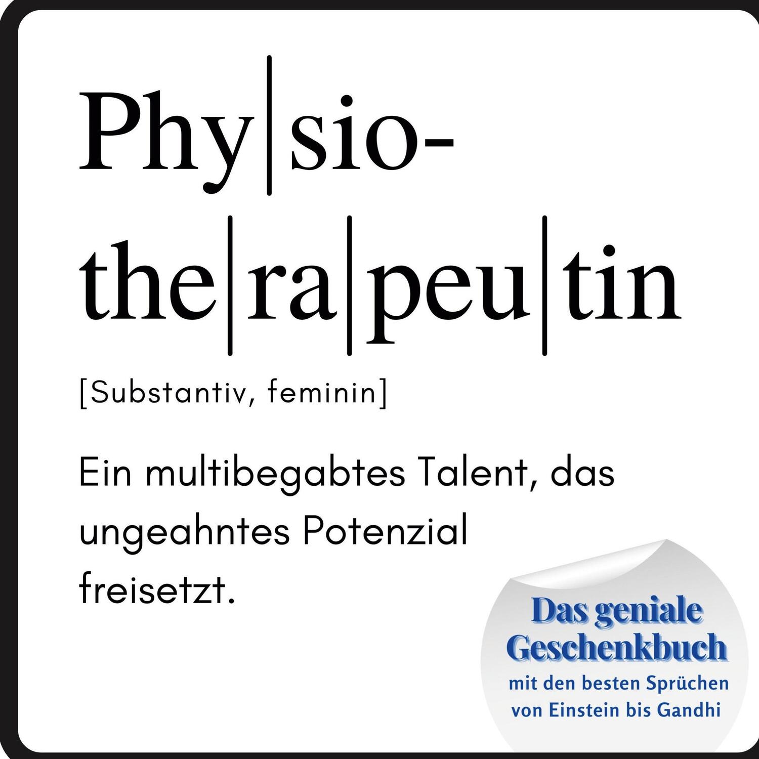 Cover: 9783750517998 | Physiotherapeutin | Steffi Meier | Taschenbuch | Paperback | Deutsch