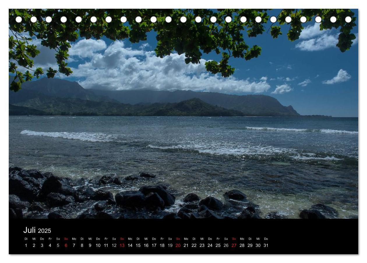 Bild: 9783435742240 | Hawaii - Kauai (Tischkalender 2025 DIN A5 quer), CALVENDO...