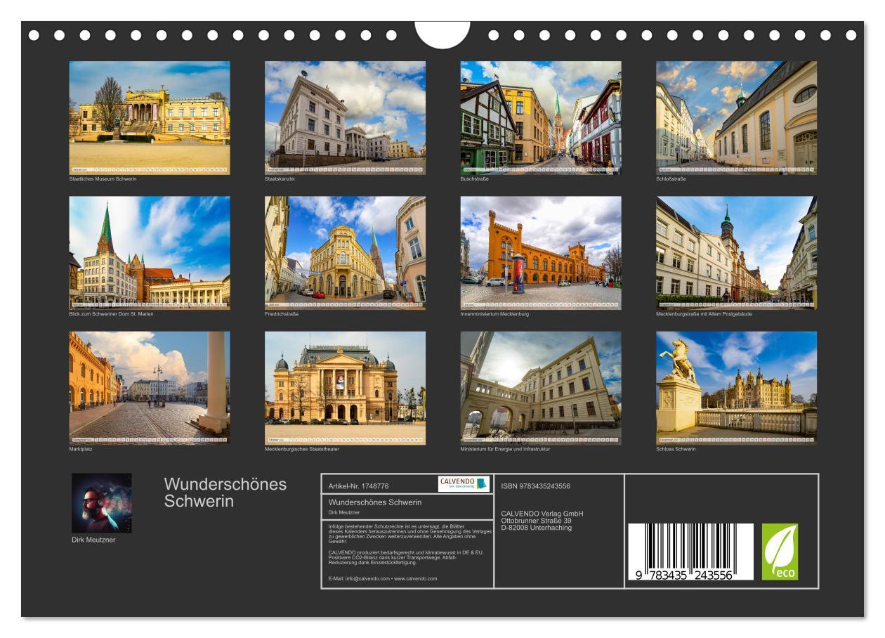 Bild: 9783435243556 | Wunderschönes Schwerin (Wandkalender 2025 DIN A4 quer), CALVENDO...