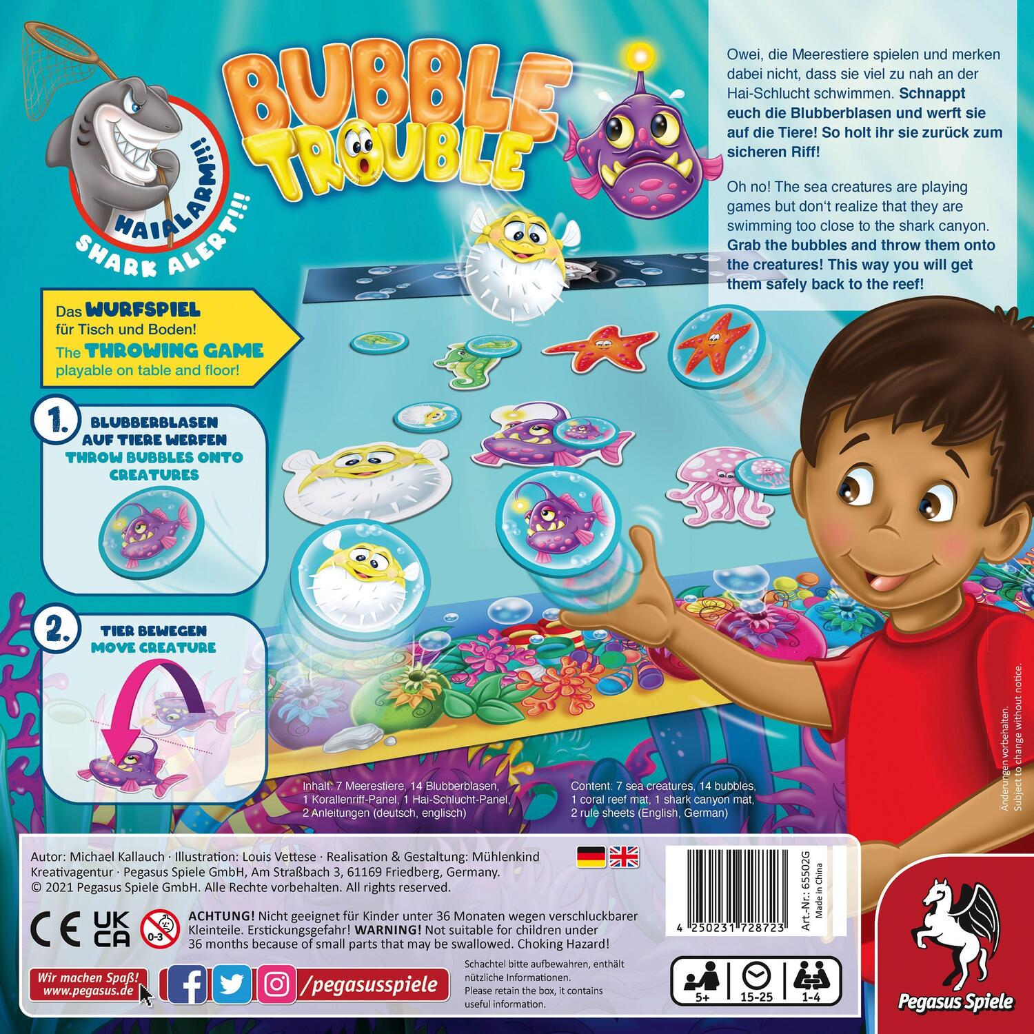 Bild: 4250231728723 | Bubble Trouble (deutsch/englisch) | Spiel | Deutsch | 2022 | Pegasus