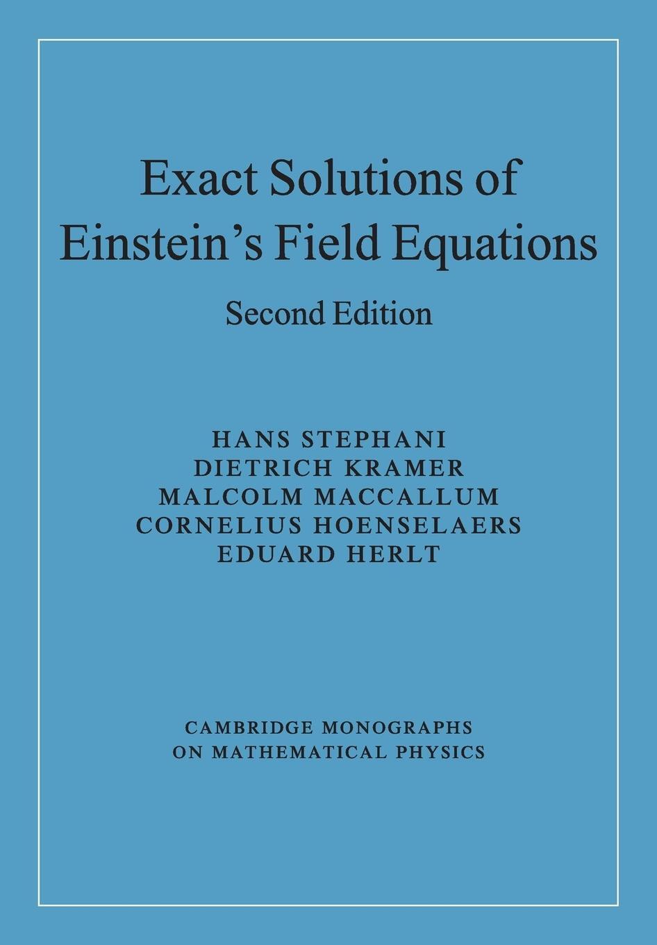 Cover: 9780521467025 | Exact Solutions of Einstein's Field Equations | Hans Stephani | Buch