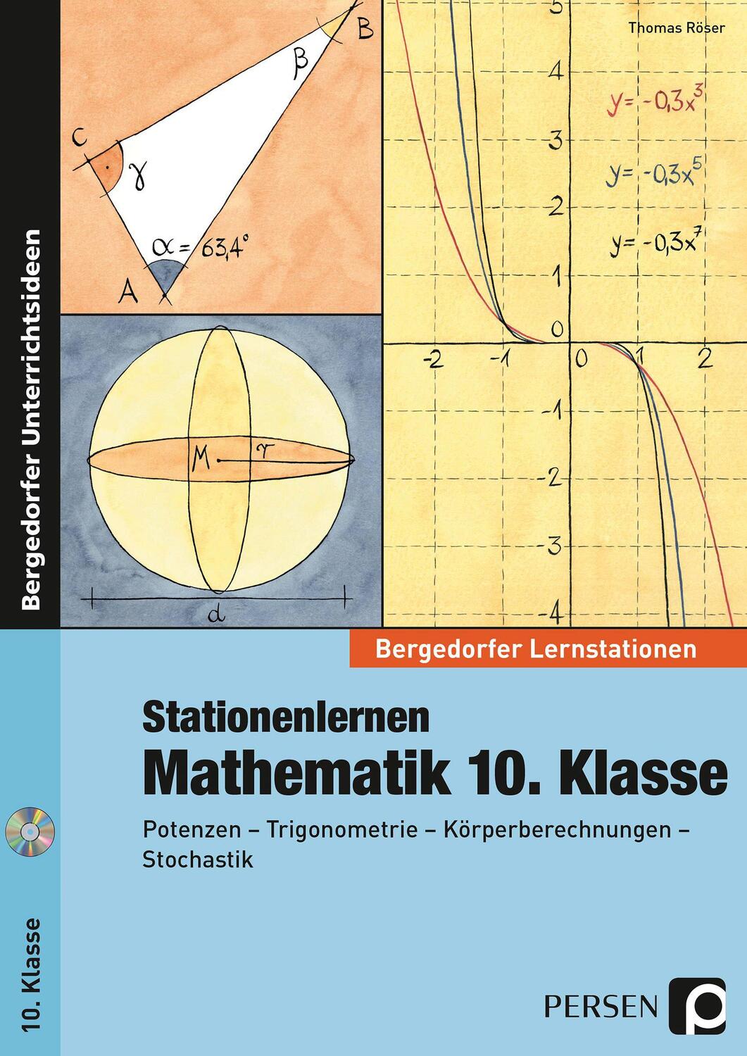 Cover: 9783403235873 | Stationenlernen Mathematik 10. Klasse | Thomas Röser | Taschenbuch
