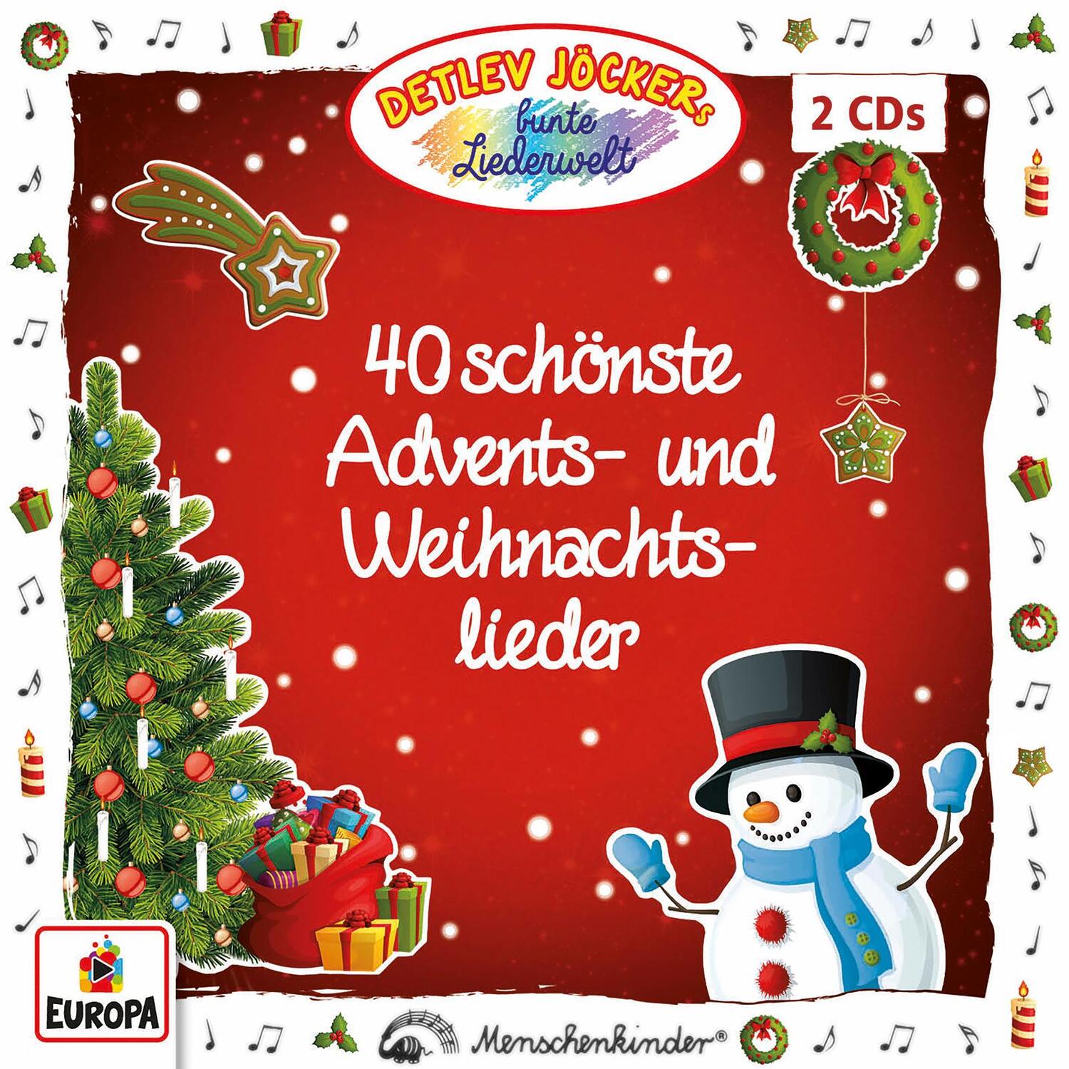 Cover: 888751682627 | 40 schönste Advents- und Weihnachtslieder | Detlev Jöcker | Audio-CD