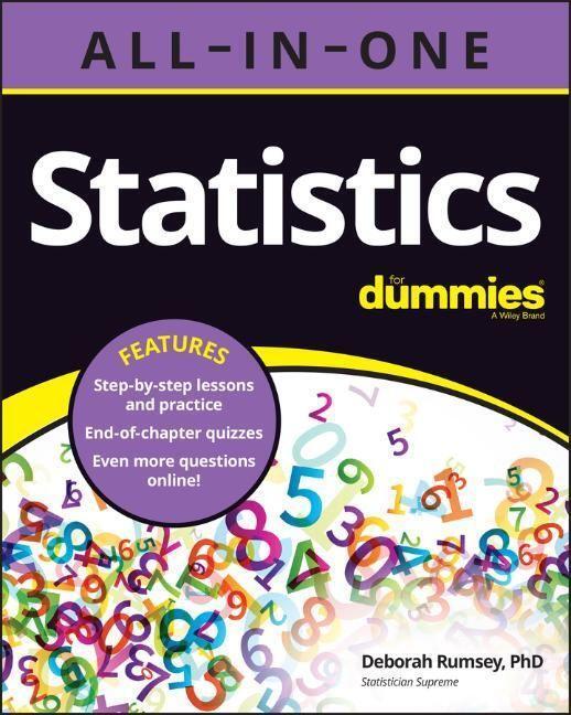 Cover: 9781119902560 | Statistics All-in-One For Dummies | Deborah J. Rumsey | Taschenbuch