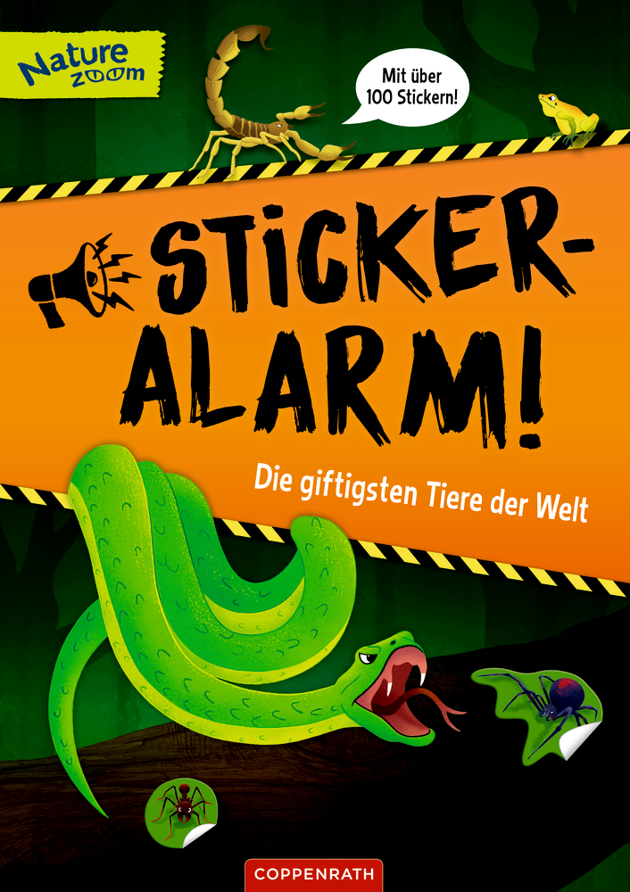 Bild: 9783649641780 | Sticker-Alarm | Die giftigsten Tiere der Welt, Mit über 100 Stickern