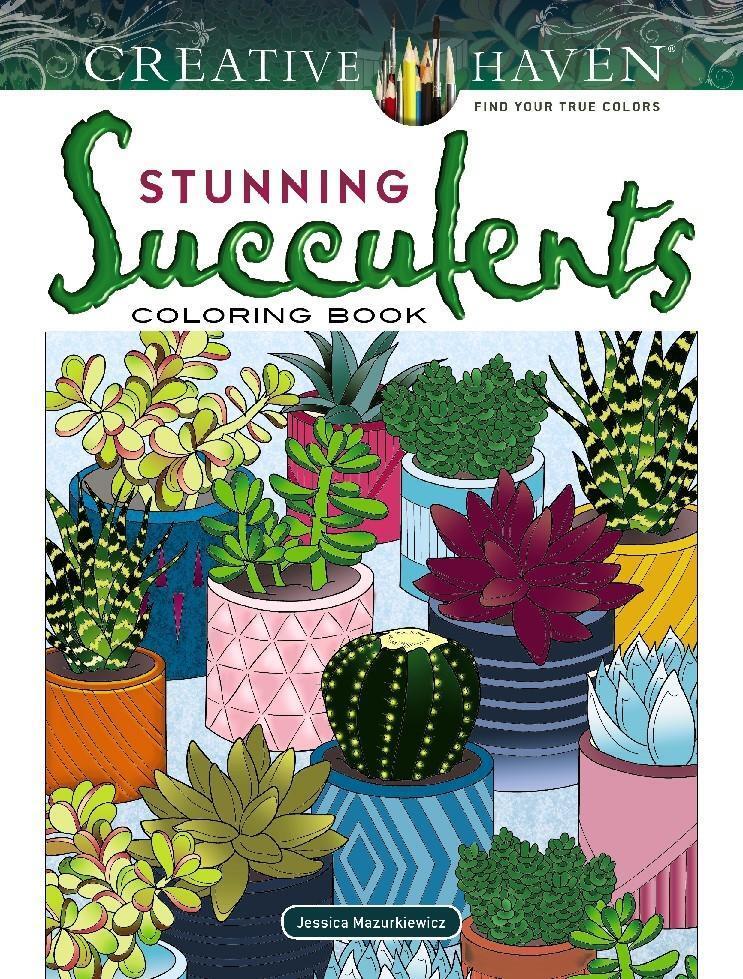 Cover: 9780486832494 | Creative Haven Stunning Succulents Coloring Book | Mazurkiewicz | Buch