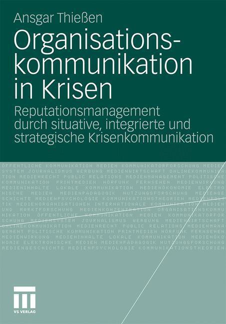 Cover: 9783531182391 | Organisationskommunikation in Krisen | Ansgar Thießen | Taschenbuch