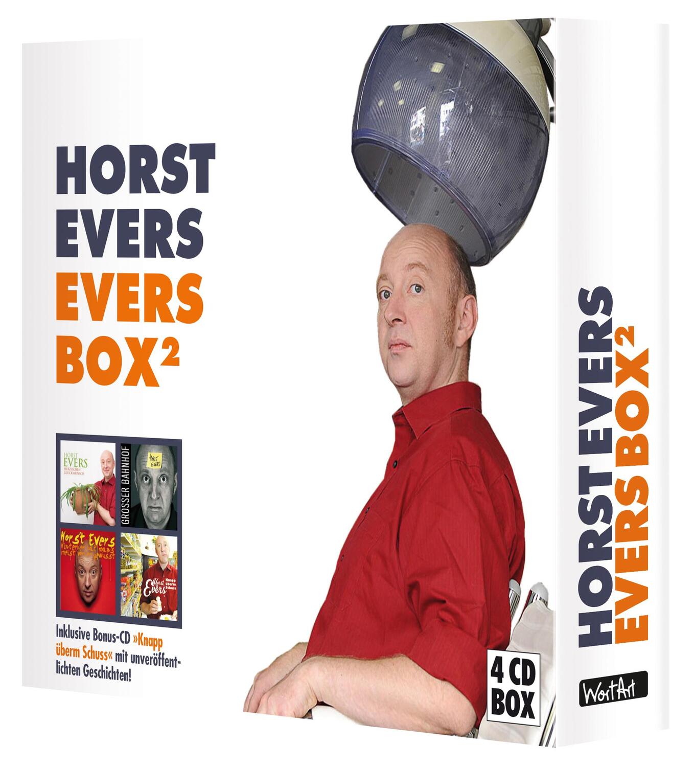 Bild: 9783837127591 | Evers Box 2 | WortArt | Horst Evers | Audio-CD | 4 Audio-CDs | Deutsch