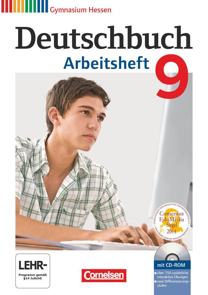 Cover: 9783060624812 | Deutschbuch 9. Schuljahr. Arbeitsheft mit Lösungen und...