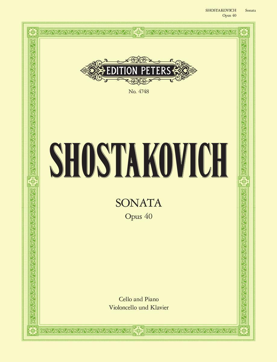 Cover: 9790014031534 | Cello Sonata in D Minor Op. 40 | Dmitri Shostakovich | Taschenbuch