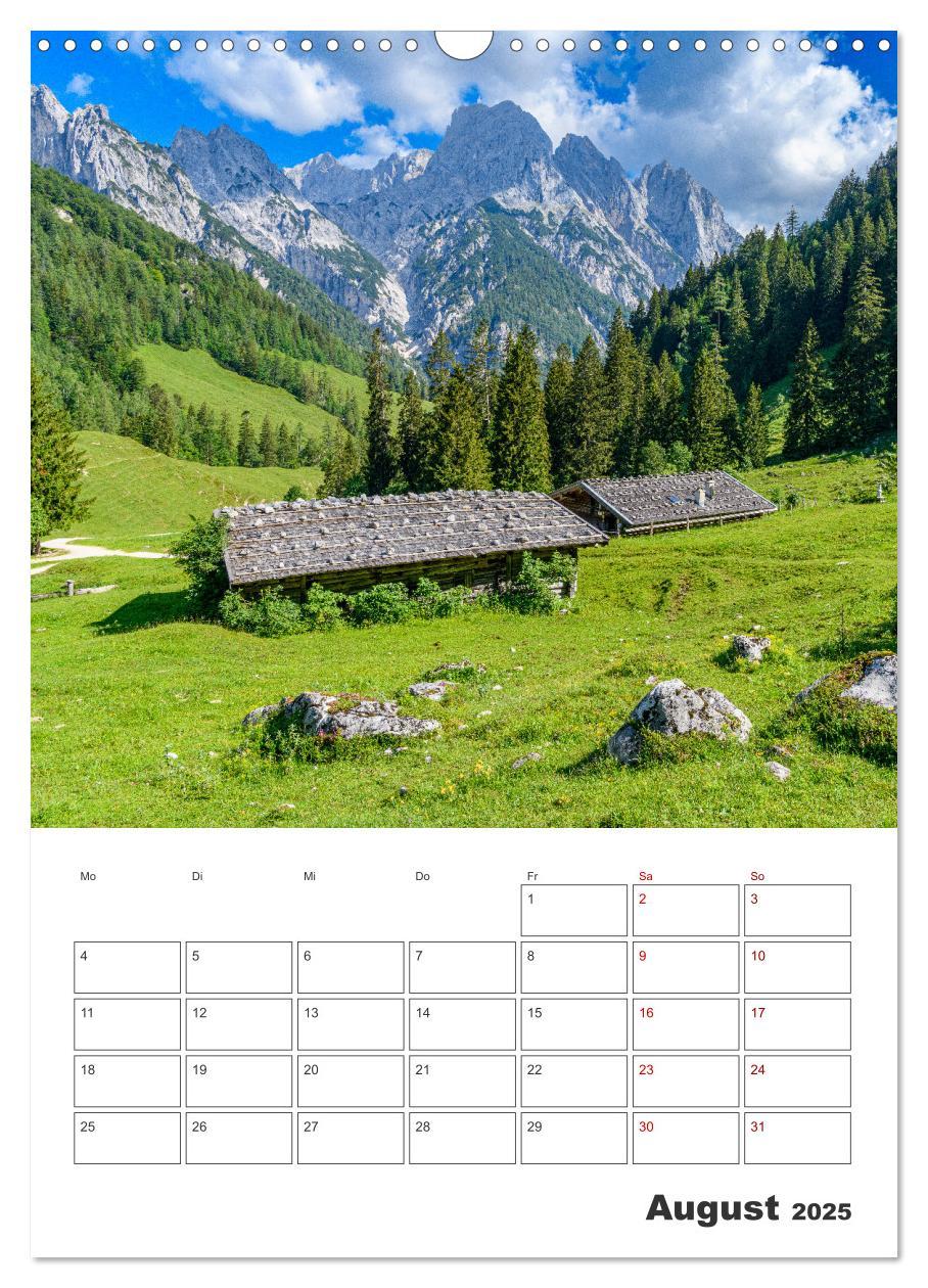 Bild: 9783435909896 | Vier Jahreszeiten im Berchtesgadener Land (Wandkalender 2025 DIN A3...