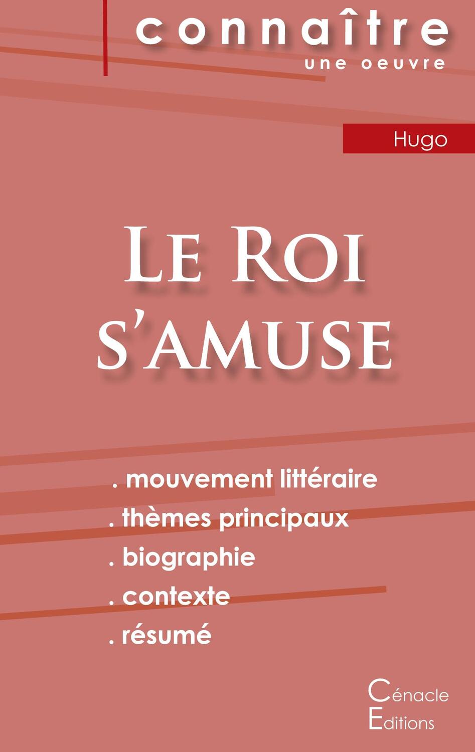 Cover: 9782759303625 | Fiche de lecture Le Roi s'amuse de Victor Hugo (Analyse littéraire...