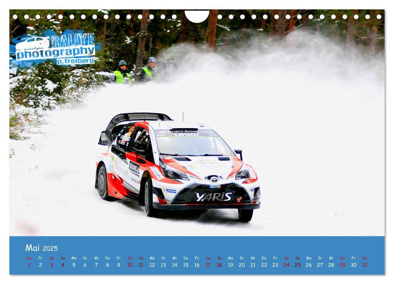 Bild: 9783435343935 | WRC Schweden White Open 2025 (Wandkalender 2025 DIN A4 quer),...