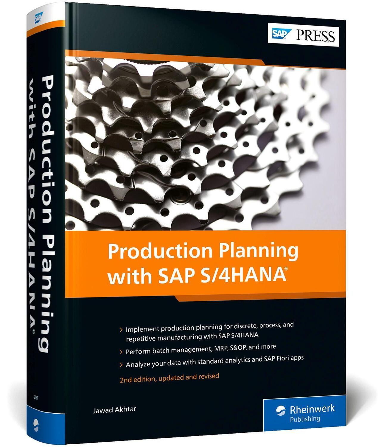 Cover: 9781493221677 | Production Planning with SAP S/4HANA | Jawad Akhtar | Buch | SAP Press