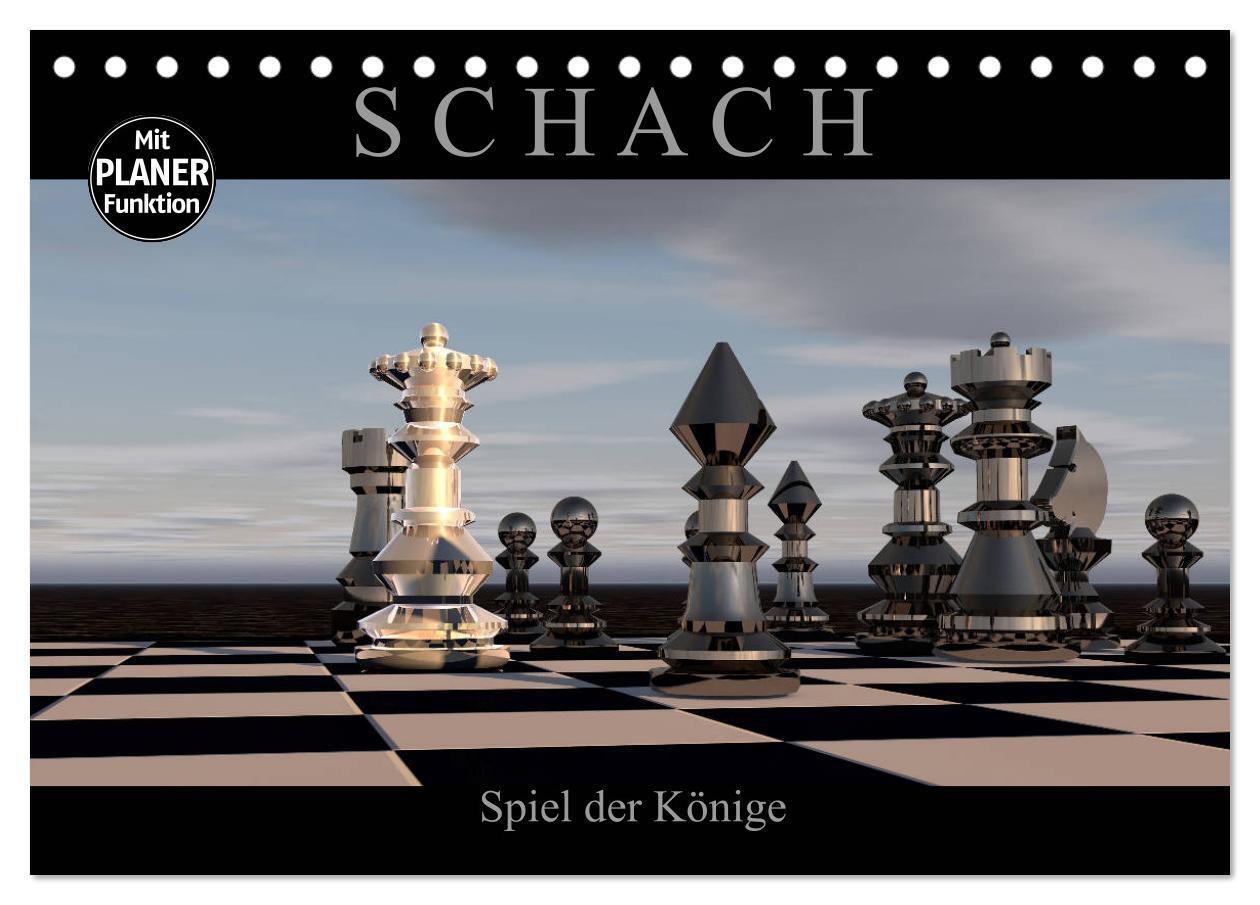 Cover: 9783675458710 | SCHACH - Spiel der Könige (Tischkalender 2024 DIN A5 quer),...