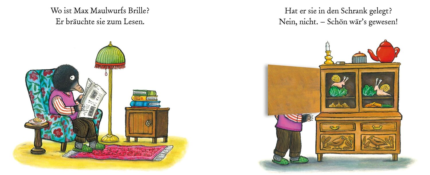 Bild: 9783407757500 | Wo ist die Brille von Max Maulwurf? | Axel Scheffler (u. a.) | Buch