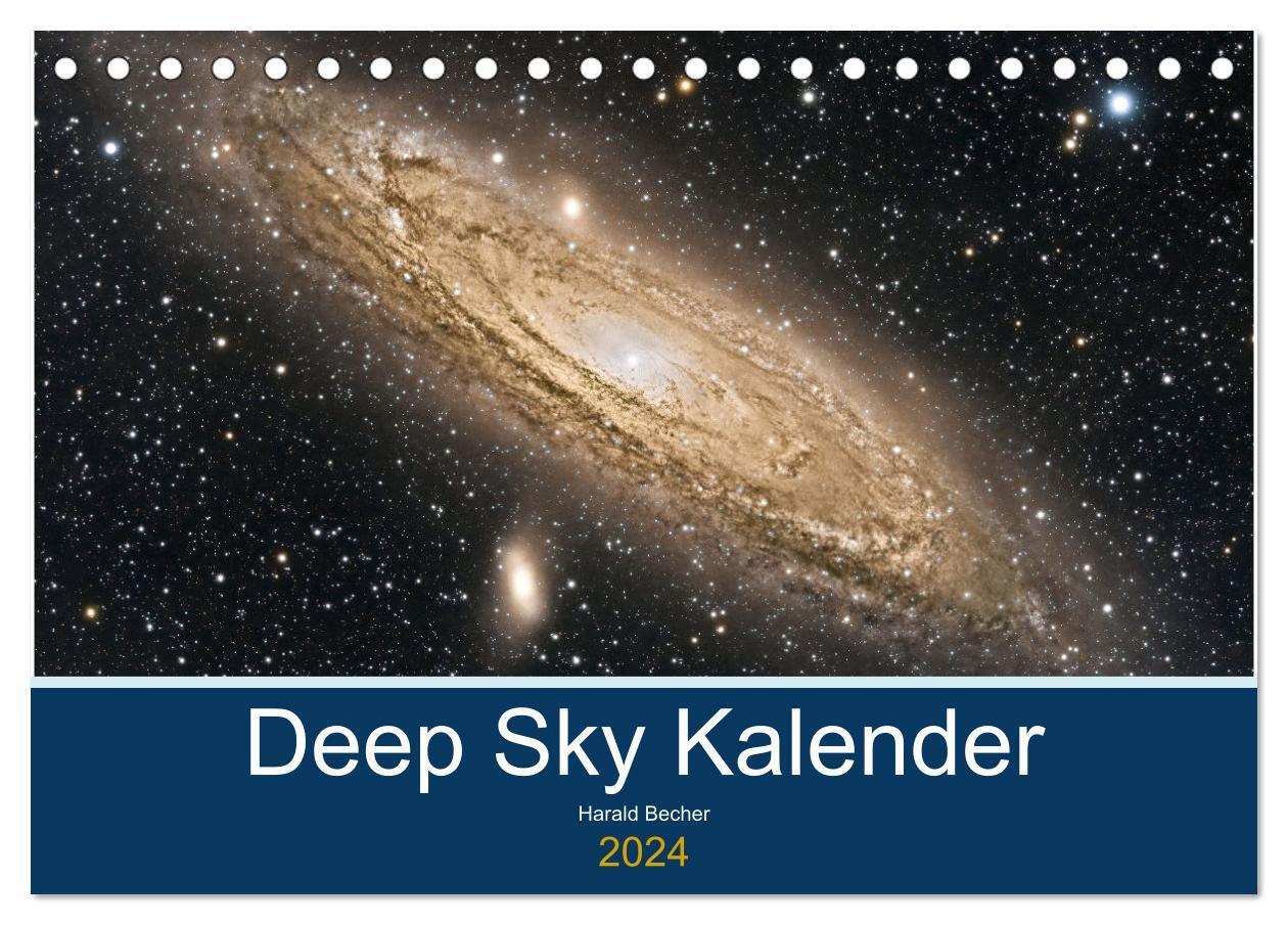 Cover: 9783675543713 | Deep Sky Kalender (Tischkalender 2024 DIN A5 quer), CALVENDO...