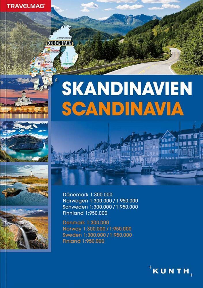 Cover: 9783955049348 | Reiseatlas Skandinavien 1:300.000 | Taschenbuch | 256 S. | Deutsch