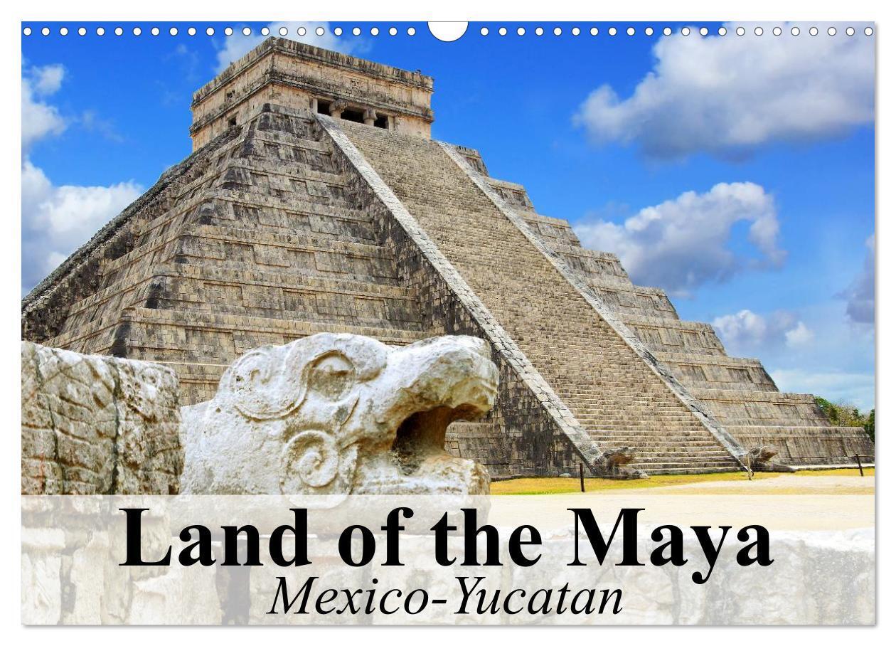 Cover: 9781325960767 | Land of the Maya Mexico-Yucatan (Wall Calendar 2025 DIN A3...